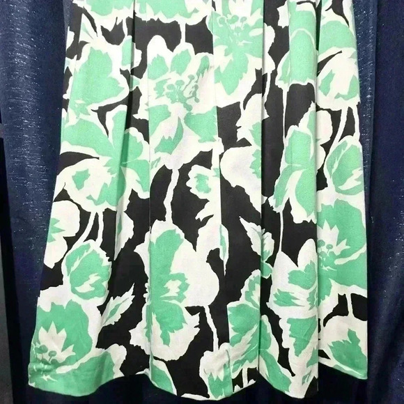 Nine West Women’s Black & Green Floral  Dress - Picture 6 of 16